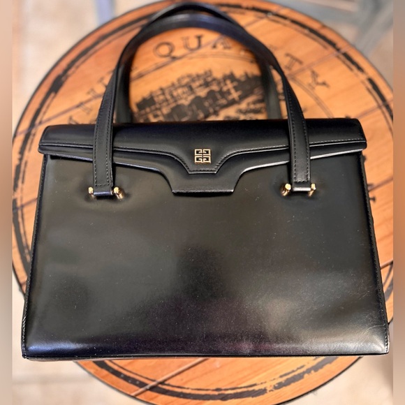 Givenchy Maroquinerie Black Genuine Leather Handbag & COA - Picture 6 of 16